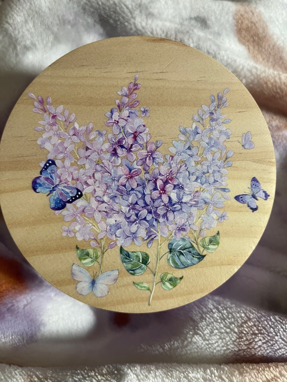 At Home by Mirabeau Blooming Lilac Scented Candle - Purple - Picture 2 of 4